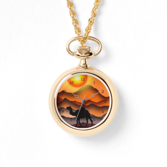 Montre Camions À Sunset Desert Watch (Recto)