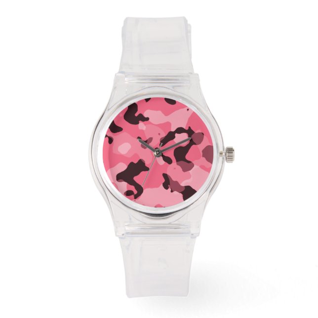 Montre Camo rose Brink ; Camouflage (Recto)