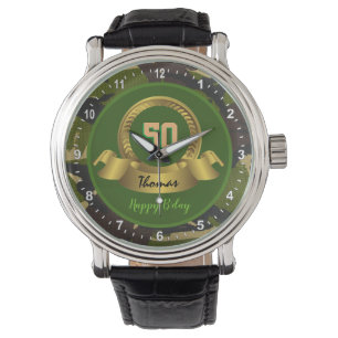 Montre Camouflage armée vert 50e anniversaire / fête de c