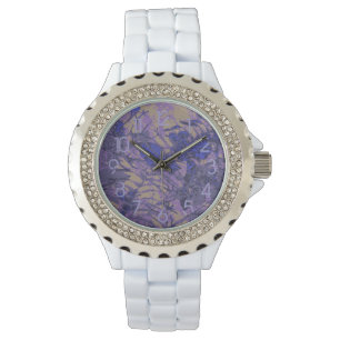 Montre Camouflage contre la fleur bleue