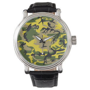 Montre Camouflage jaune