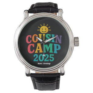 Montre Camp Cousin 2025 Camping de vacances d'été
