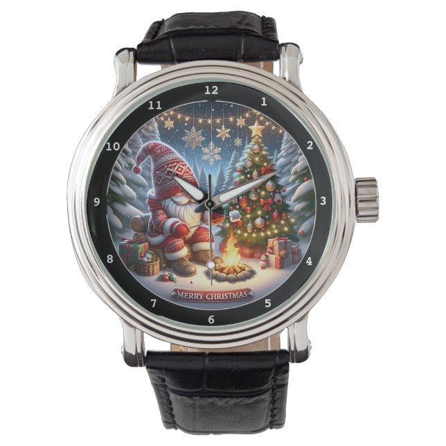 Montre Campfire d'elfe de Noël Arbre (devant)