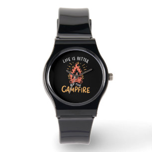 Montre Camping - La Vie Est Meilleure Par Le Feu De Campa