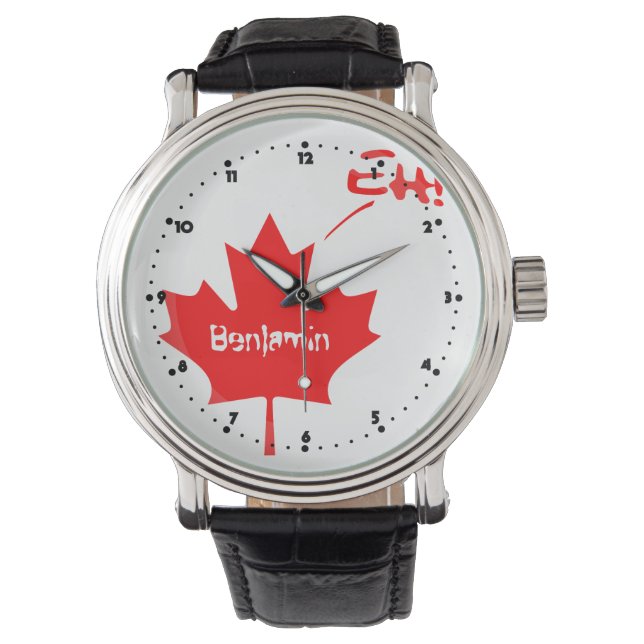 Montre Canada Eh ! Funny Canadian Pride (devant)