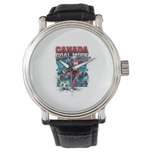 Montre Canada Mode de but squelette attaquant nations dyn
