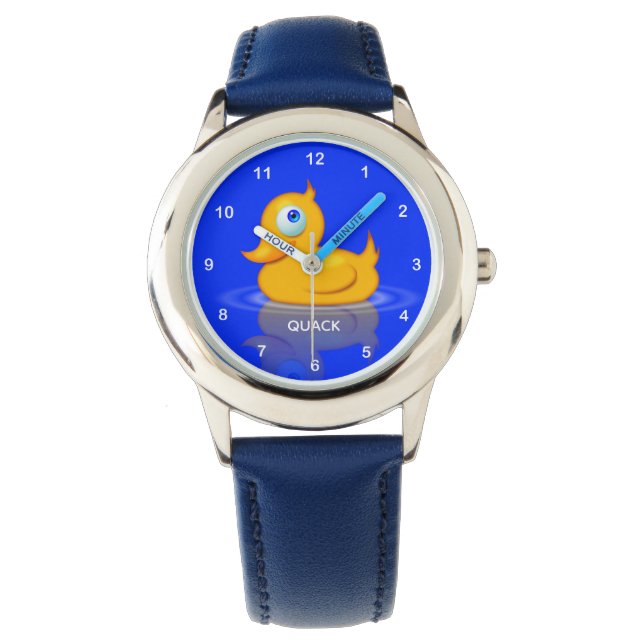 Montre Canard en caoutchouc numérique classique (devant)