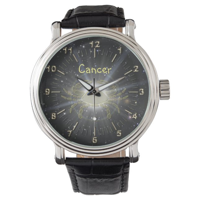Montre Cancer brillant (devant)