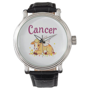 Montre Cancer Vache zodiaque, Cancer mignon