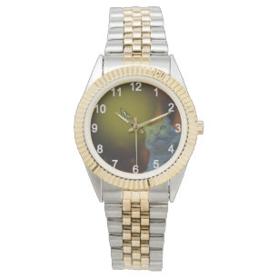 Montre Captivé par la beauté : Chat Mesmerisé par Papillo