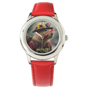 Montre "Capybara à la Secourt : Pompier Extraordinair