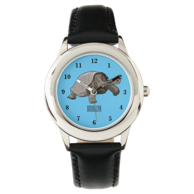 Montre Caricature de la tortue des Galapagos (devant)