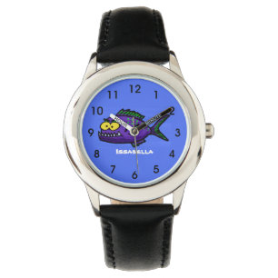Montre Caricature de poisson de Piranha