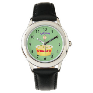 Montre Caricature de serpent aux nouilles mignonnes illus