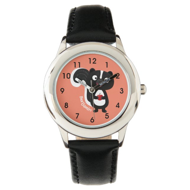Montre Caricature de skunk jote happy (devant)
