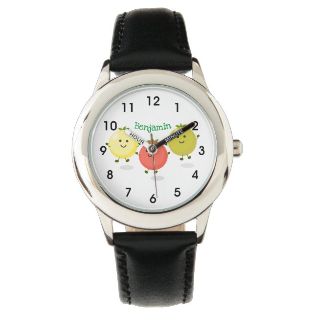 Montre Caricature de tomates cerises mûres (devant)