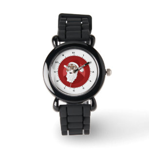 Montre Caricature du Père Noël noir