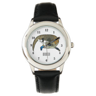 Montre Caricature en bleu