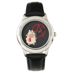 Montre Caricature rebelle mignonne Mouton Watch