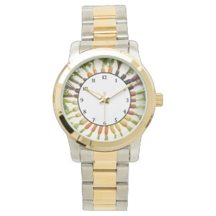 Montre Carottes de plusieurs couleurs