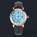 Montre Carreaux décorés en bleu et blanc<br><div class="desc">Divers carreaux ornés peints à la main avec des éléments floraux</div>