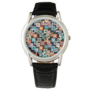 Montre Carrés légers sur Dark
