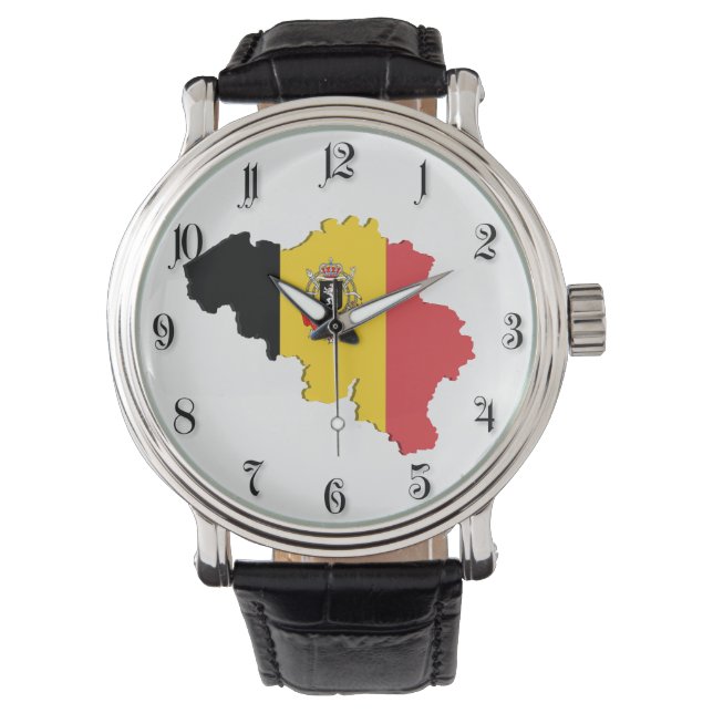 Montre Carte de Belgique (devant)