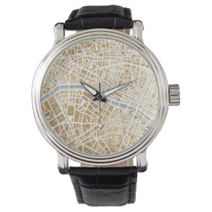 Montre Carte dorée de ville de Paris