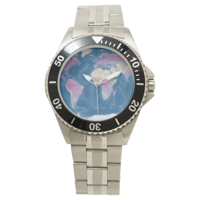 Montre Carte du monde (devant)