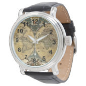 Montre Carte du monde antique J. Blaeu 1664 (Incliné)