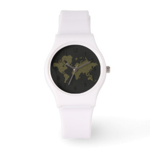 Montre Carte du monde de Digitals