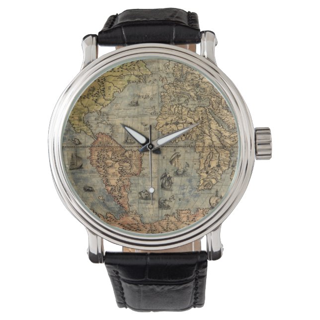 Montre Carte du monde Forlani Antiquev 1565 Renaissance (devant)