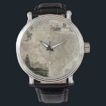 Montre Carte du Texas aux frontières du comté<br><div class="desc">Cette carte extraordinaire de l'état du Texas montre comment les lignes du comté ont été dessinées. Il contient également des rendus de l'Alamo, un derrick à l'huile, et des cowboys sur les chevaux. Montrez un peu d'amour à Lone Star State en achetant cette impression!</div>