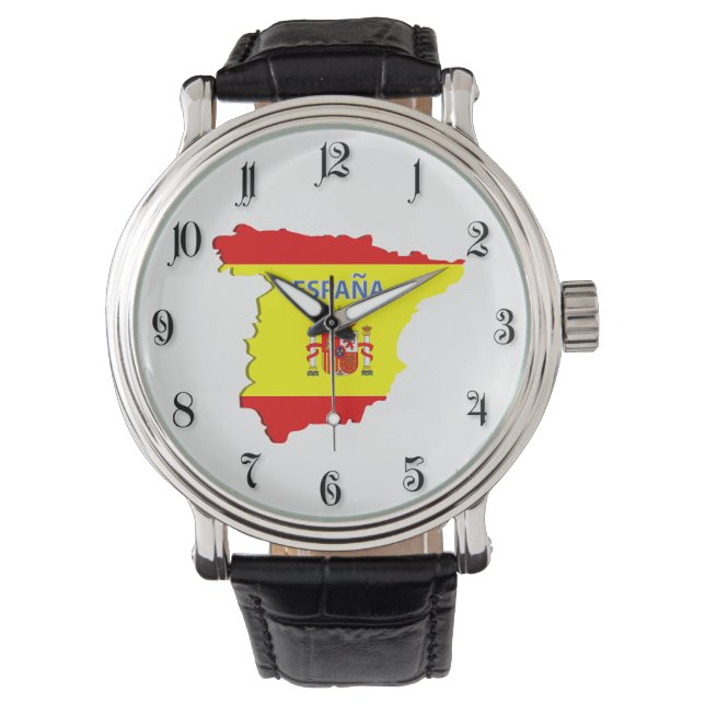 Montre Carte Espagne (devant)