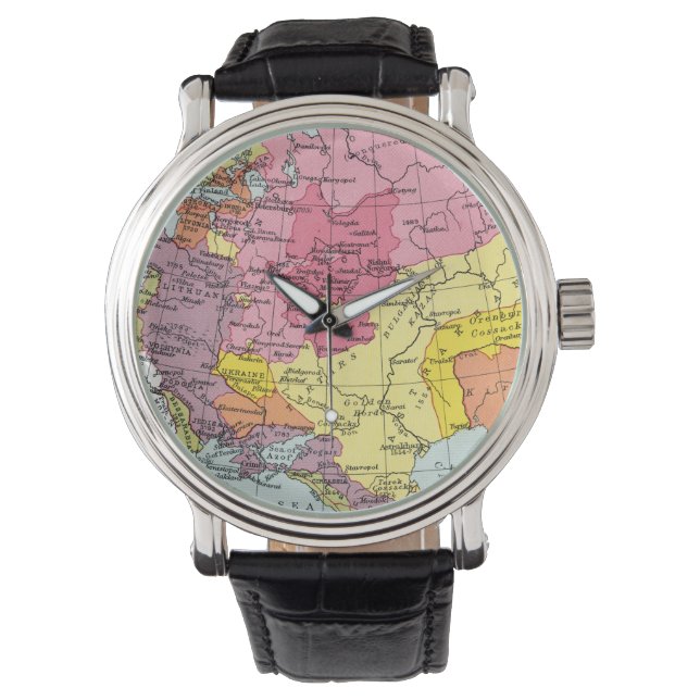 MONTRE CARTE : EXPANSION DE LA RUSSIE (devant)