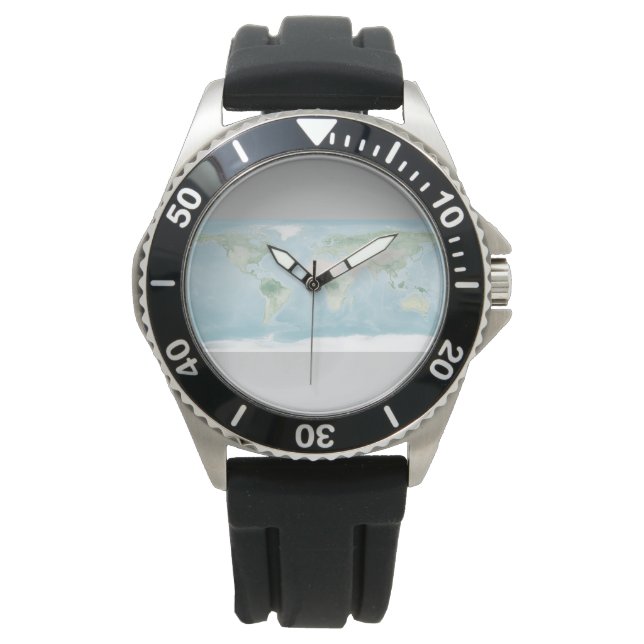 Montre Carte Explorateur de la surface de la Terre (devant)