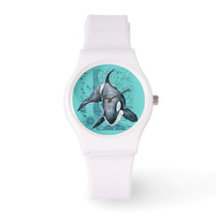 Montre Carte Orca Turquoise
