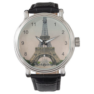 Montre Carte postale Tour Eiffel vintage
