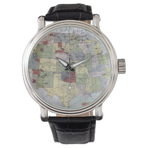 MONTRE CARTE : RÉSERVATIONS, 1892