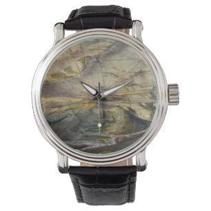 Montre Carte vintage du champ de bataille de Gettysburg
