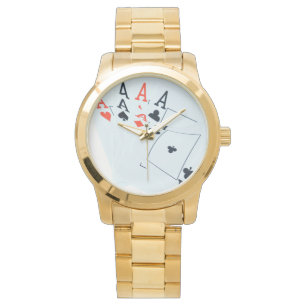 Montre Cartes De Poker Aces Quads,