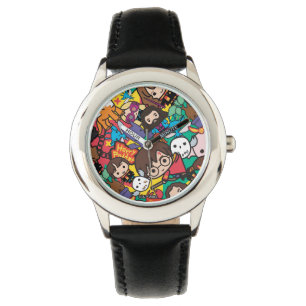 Montre Cartoon Harry Potter Caractère Toss Motif