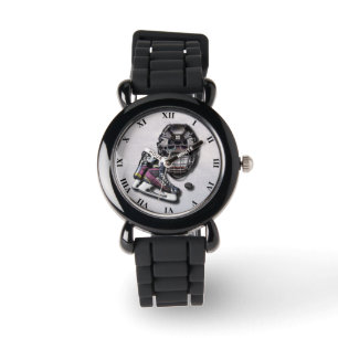 Montre Casque De Hockey Sur Glace Patins Camion Avec Nom
