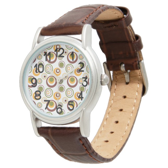 Montre Casse-gueules MCM marron  (Incliné)