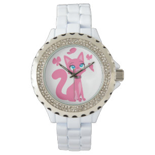Montre Cat et Butterflies