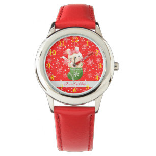 Montre Cat Holidays Personnaliser Name Watch