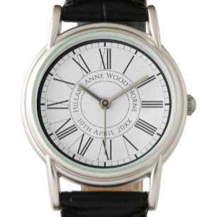 Montre Célébration commémorative d'anniversaire Personnal