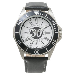 Montre Célébration d'anniversaire personnalisée