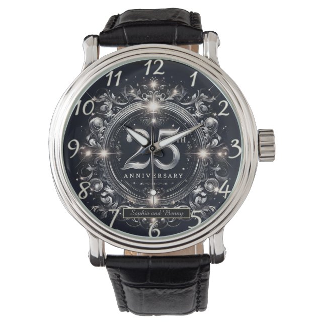 Montre Célébration d'Argent : 25e Anniversaire (devant)