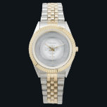 Montre Célébration du 10e anniversaire du Mariage<br><div class="desc">Le Dixième anniversaire du Mariage est un jalon dans toute relation qui mérite d'être célébrée est un jalon dans toute relation qui mérite d'être célébrée dans le style, et vous pouvez le faire avec ce design argenté (ou étain) de ton avec les mots "10ème anniversaire du Mariage" dans le rond...</div>